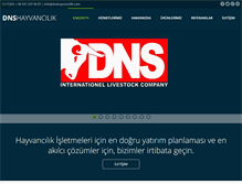 Tablet Screenshot of dnshayvancilik.com